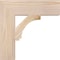 Ekena Millwork Imperial Block Smooth Bracket, Douglas Fir, 3 1/2"W x 14"D x 14"H BKT04X14X14IMP05SDF - alternate 4